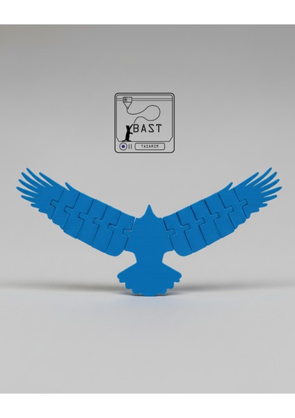 Bast Tasarım 3D Yazıcı Hareketli Eklemli Kuş Oyuncak Figür