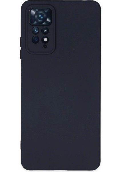 Xiaomi Redmi Note 11 Pro Kılıf Nano Içi Kadife Silikon - Lacivert