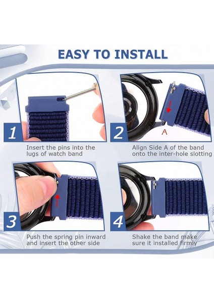 Xiaomi Watch S1/s1 Pro/s1 Active/mibro X1/redmi Watch 5 Active/lite 22MM Spor Cırtlı Tekstil Kordon modelleri