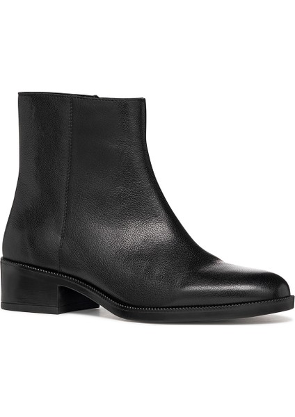 Kadın Siyah D Camexıa Fermuarlı Deri Klasik Bot D565ED00081C9999 modelleri