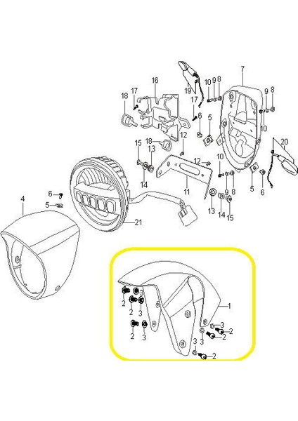 GV650 Ön Çamurluk Siyah fiyatları