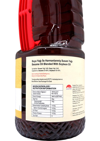 Soya ile Harmanlanmış Susam Yağı 1,75 Lt modelleri