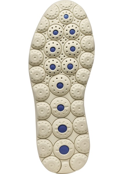 Erkek Lacivert U Spherıca Plus A - Nappa+Sued Bağcıklı Kalın Tabanlı Süet Sneaker U56MPA08522CF44K