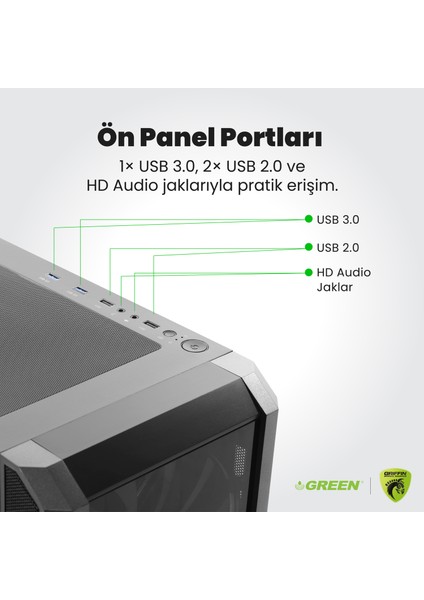 GRIFFIN G4 | RTX 5060TI Gaming PC | Intel i7-14700F | 32GB Ram | 1TB SSD |Sıvı Soğutucu | Oyuncu OEM Paket fiyatları