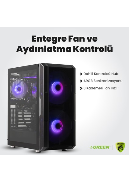 GRIFFIN G4 | RTX 5060TI Gaming PC | Intel i7-14700F | 32GB Ram | 1TB SSD |Sıvı Soğutucu | Oyuncu OEM Paket modelleri