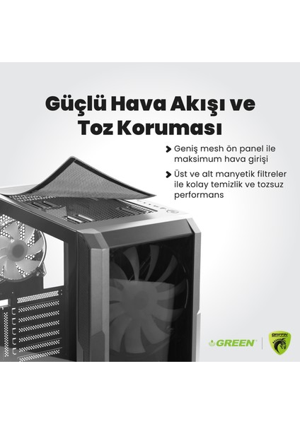 GRIFFIN G4 | RTX 5060TI Gaming PC | Intel i7-14700F | 32GB Ram | 1TB SSD |Sıvı Soğutucu | Oyuncu OEM Paket fırsatları