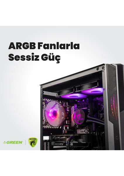 GRIFFIN G4 | RTX 5060TI Gaming PC | Intel i7-14700F | 32GB Ram | 1TB SSD |Sıvı Soğutucu | Oyuncu OEM Paket indirimleri