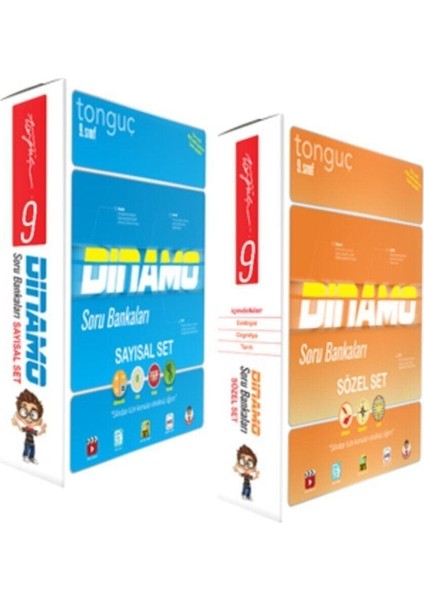 9. Sınıf Dinamo Tüm Dersler Sözel + Sayısal Soru Bankası Seti - Tonguç Akademi