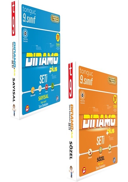 9. Sınıf Dinamo Tüm Dersler Sözel + Sayısal Soru Bankası Seti - Tonguç Akademi fiyatları