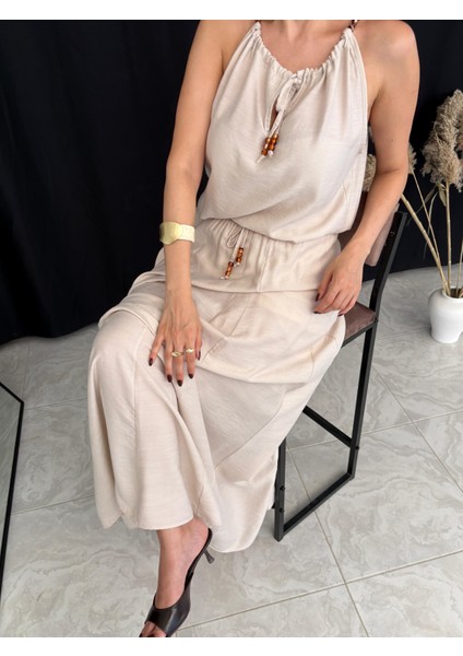 Taş Boncuk Detaylı Bluz Etekli Takım fiyatları