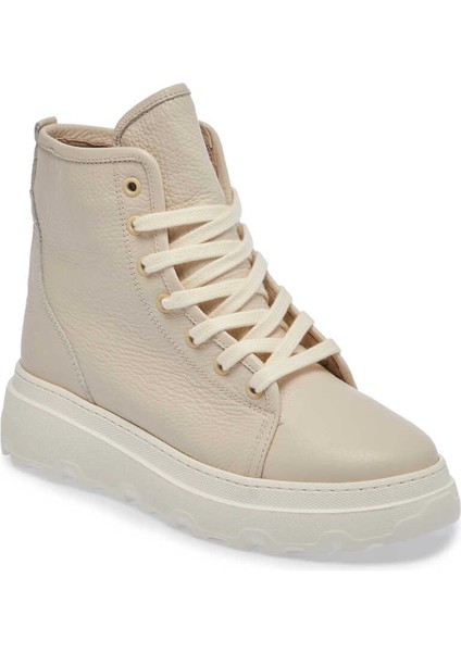 Bej Hakiki Deri Kadın Casual Bot - K23K1BT66917-B19