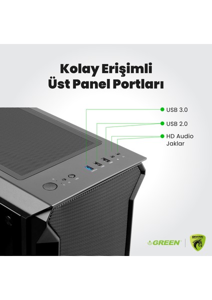 Z5 SURENA | RTX 5060 Gaming PC | Ryzen 5 7500F | 32GB DDR5 Ram | 1TB SSD | Oyuncu OEM Paket