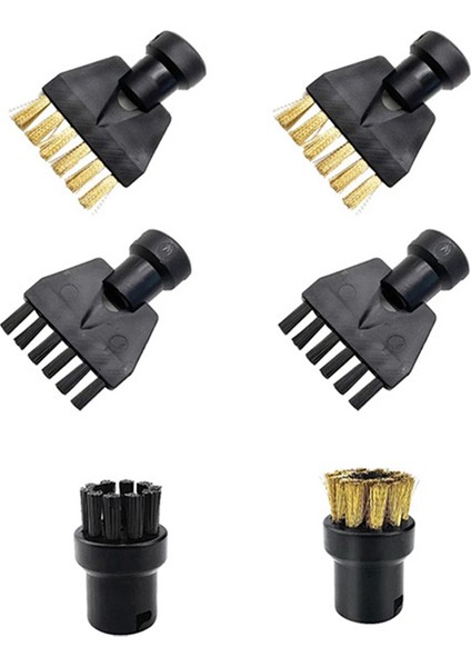 Karcher Için 6pcs Sc1 Sc2 Sc3 Sc4 Sc5 Sc7 CTK10 CTK20 Handheld Buhar Vakum Süpürge Parçaları Fırça Başı Kafa Güçlü Meme (Yurt Dışından)