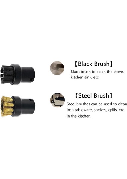 Karcher Için 6pcs Sc1 Sc2 Sc3 Sc4 Sc5 Sc7 CTK10 CTK20 Handheld Buhar Vakum Süpürge Parçaları Fırça Başı Kafa Güçlü Meme (Yurt Dışından) fiyatları