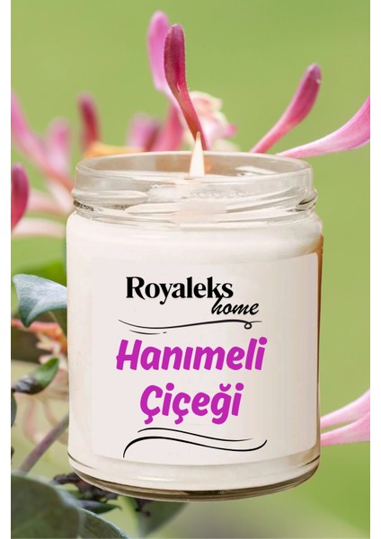 4 Adet Doğal Özel Seri Kokulu Dekoratif Kavanoz Mum 4X210 cc - Çiçek Seti - Ryl modelleri