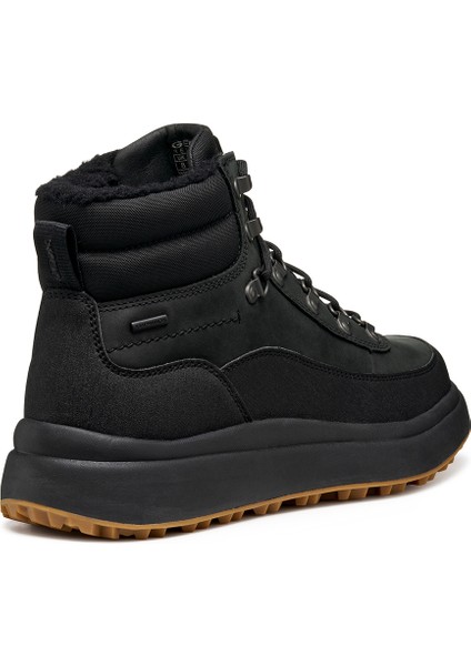 Erkek Siyah U Granıto + Grıp B Abx D - Oıl Bağcıklı Deri Outdoor Bot U46FZD04554C9999 indirimleri