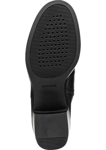 Kadın Siyah D Serılda 60 A - Smo.lea Tokalı Fermuarlı Topuklu Deri Bot D56XXA00043C9999