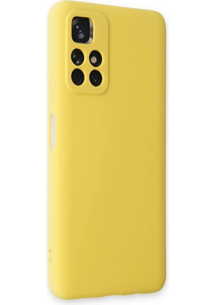 Xiaomi Redmi Note 11T Kılıf Nano Içi Kadife Silikon - Sarı fiyatları