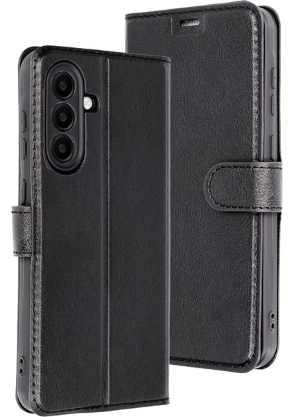 Samsung Galaxy A16 5g Kılıf Trend S Plus Kapaklı Kılıf - Siyah