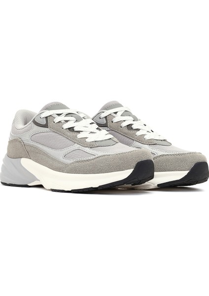 Kadın Gri Bağcıklı Kalın Tabanlı Sneaker 25AFD494014 modelleri