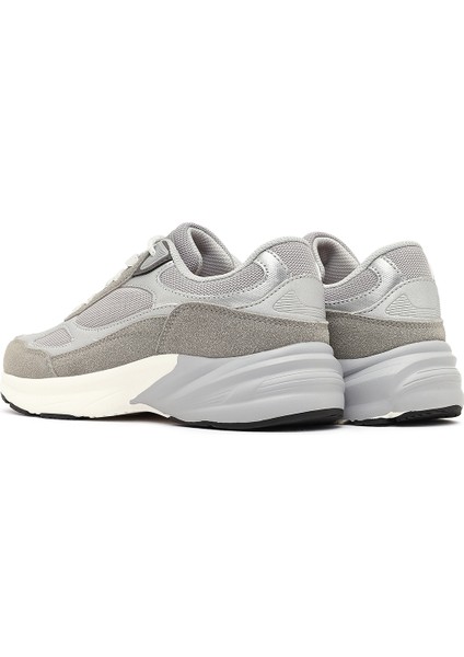 Kadın Gri Bağcıklı Kalın Tabanlı Sneaker 25AFD494014 indirimleri