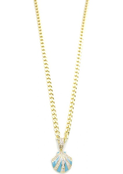 Deniz Kabuğu Kolye - Altın