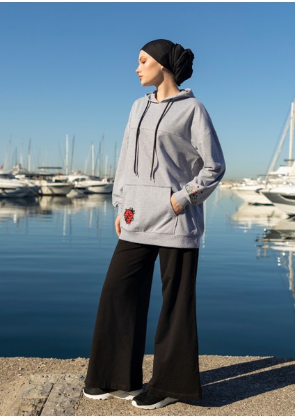 Tesettür Eşofman Üstü Uğur Böceği modelleri