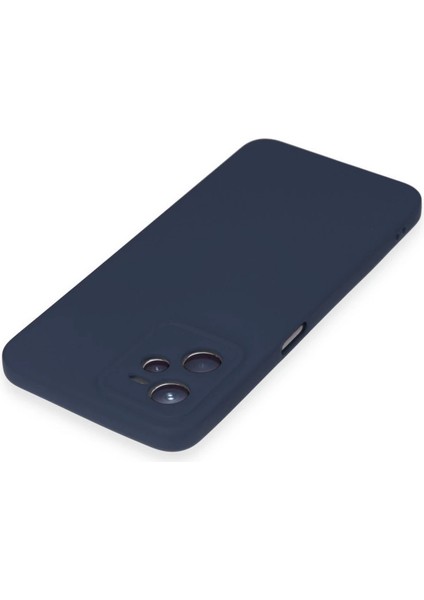 Realme C35 Kılıf Nano Içi Kadife Silikon - Lacivert modelleri