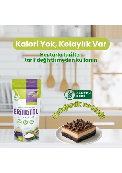 Eritritol Ketojenik Vegan 2 x 1 kg