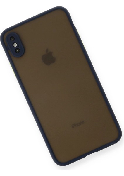 Iphone Xs Max Kılıf Montreal Silikon Kapak - Lacivert modelleri