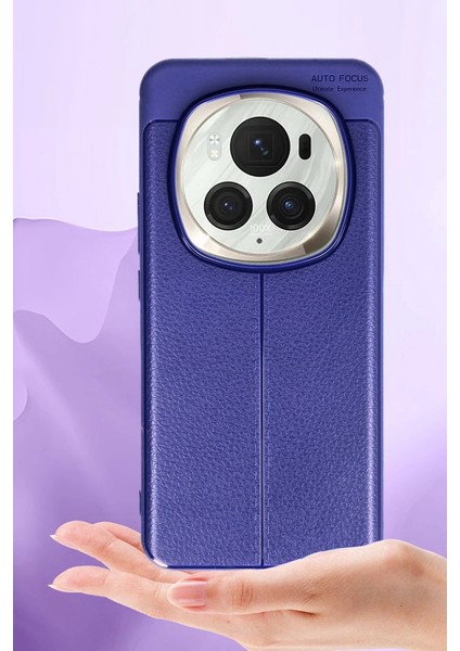 Newface Huawei Honor Magic 6 Pro Kılıf Auto Focus Kapak - Lacivert fırsatları