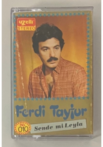 Ferdi Tayfur Sende Mi Leyla Kaset (Orijnal Dönem Uzelli Kağıt Baskı Kaset)
