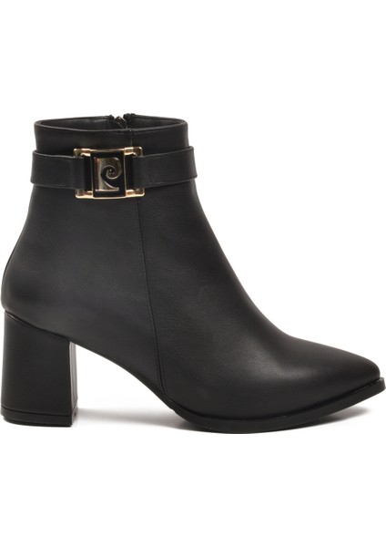Siyah Fermuarlı Yüksek Topuklu Kadın Bot PC-54975 Z fiyatları