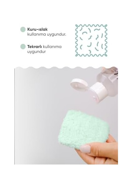 Görkito Remove It.all! Yıkanabilir Temizleme Pedleri 2 Adet Reusable Cleansing Pads 2 Pieces modelleri