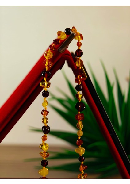 Damla Kehribar Bebek Kolye Şifa Kaynağı Özel Işçilik ve Dizayn Sertifikalı