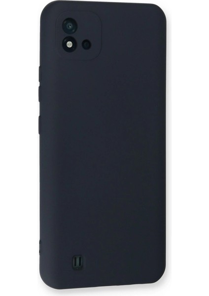 Realme C11 2021 Kılıf Nano Içi Kadife Silikon - Lacivert modelleri