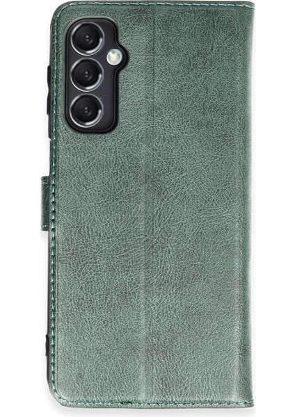 Samsung Galaxy M34 5g Kılıf Trend S Plus Kapaklı Kılıf - Yeşil