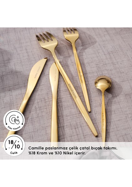 Camille 12 Kişilik 84 Parça Çatal Kaşık Bıçak Takımı