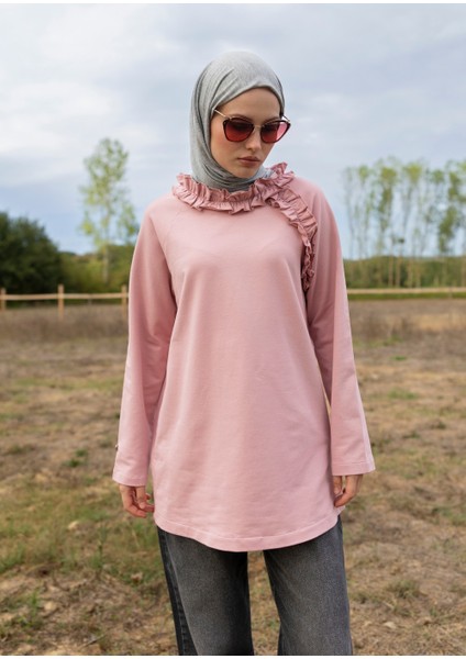 Tesettür Eşofman Üstü -Pembe fırsatları