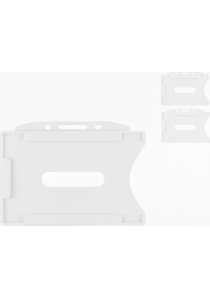 Yaka Kartı Kabı 10 Adet Beyaz fiyatları