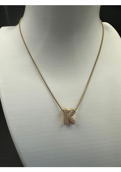 Altın Rengi K Harfi Çelik Kolye fiyatları