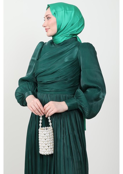 Ipek Tesettür Elbise Zümrüt indirimleri