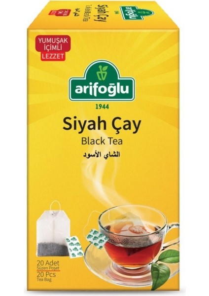 Siyah Çay Süzen Poşet 20LI