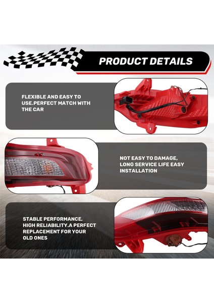 Sağ Arka Tampon Sis Lambası Yansıtıcı Uyarı Lambası Hyundai Tucson Için 2021-2023 92406-N8000 92406N8000 (Yurt Dışından) fiyatları