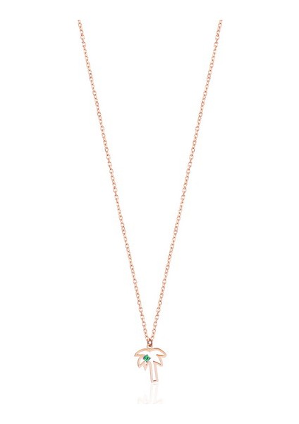 Altın Kaplama Palmiye Ağacı Gümüş Kolyeler, Doğa Severlerin Tarzına Hitap Edecek!