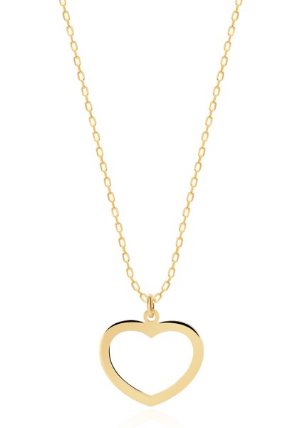 Silver 925 Ayar Kalp Kolye