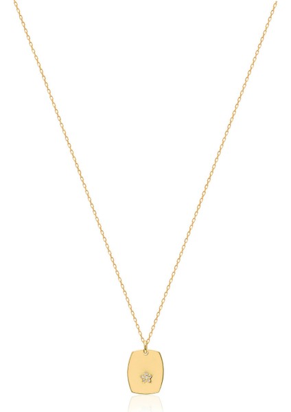 Silver 925 Ayar Çiçekler Desenli Kolye