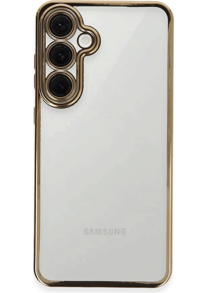 Samsung Galaxy S24 Fe Kılıf Razer Lensli Silikon - Gold