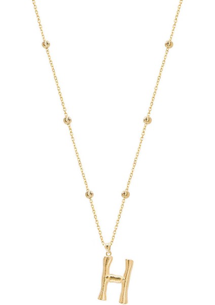 Silver 925 Ayar Gümüş Harf Kolye