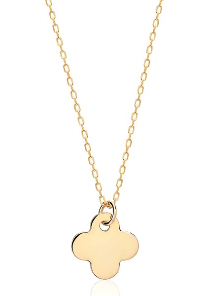 Silver 925 Ayar Yonca Kolye